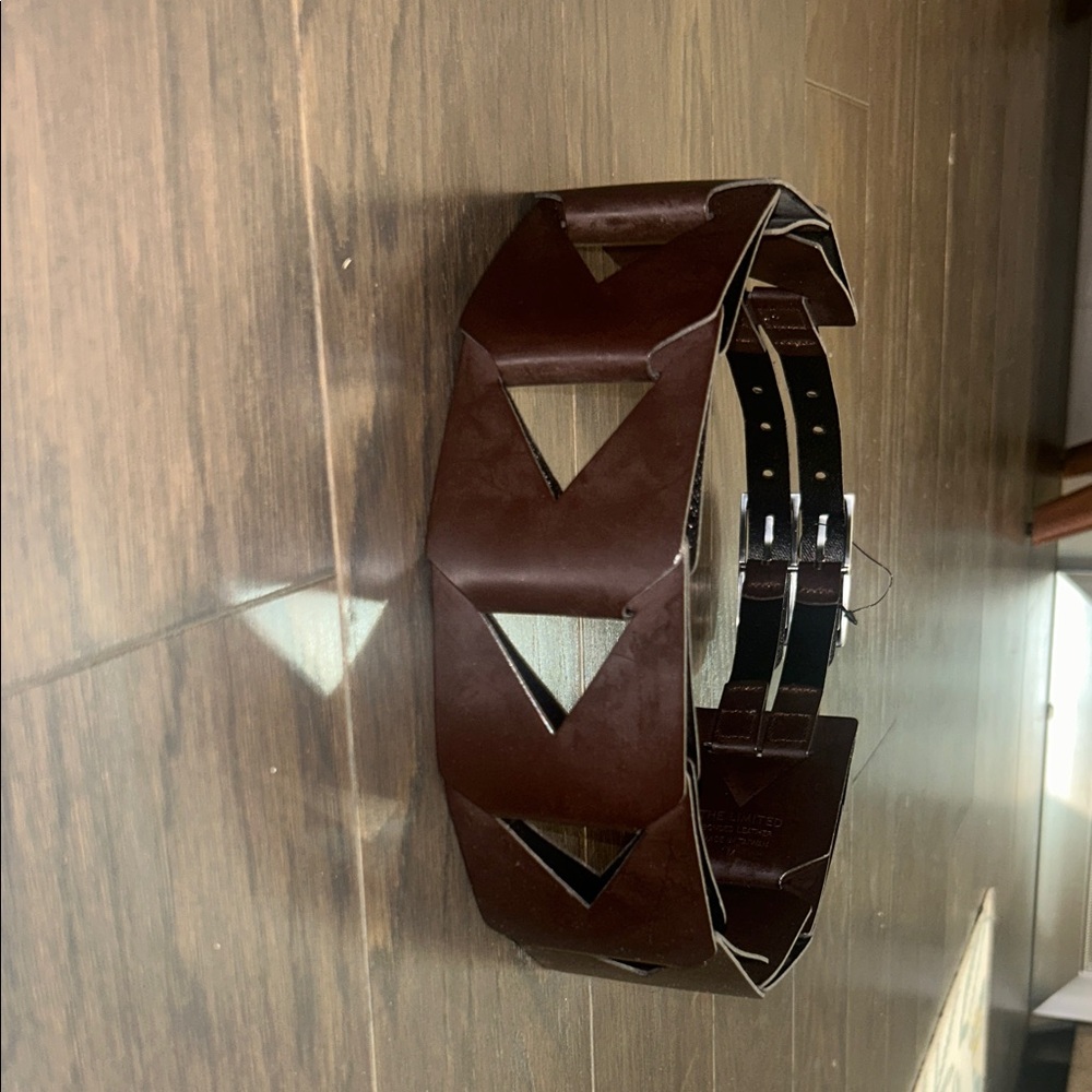 The Limited Brown Leather Belt